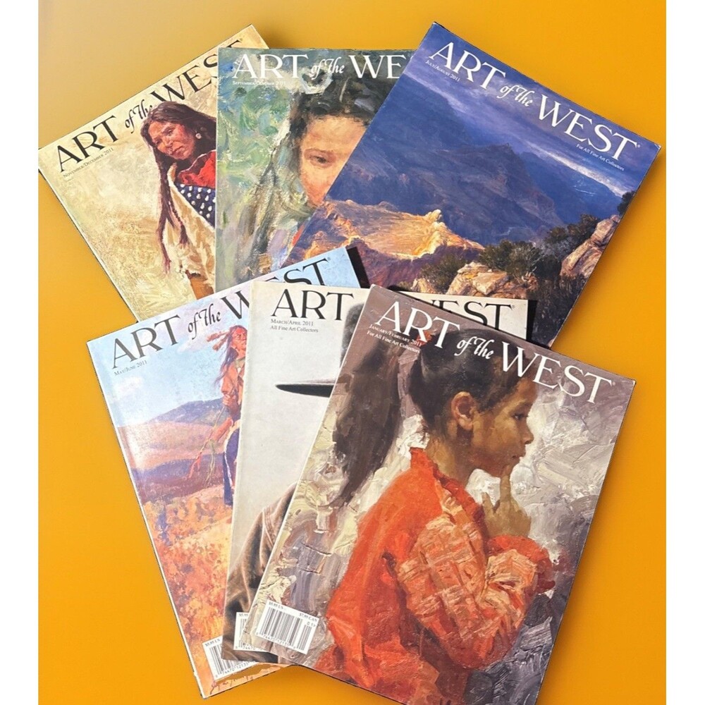 Art of the West Magazine 2011 FULL YEAR LOT – Complete 6 Issues – Western Art